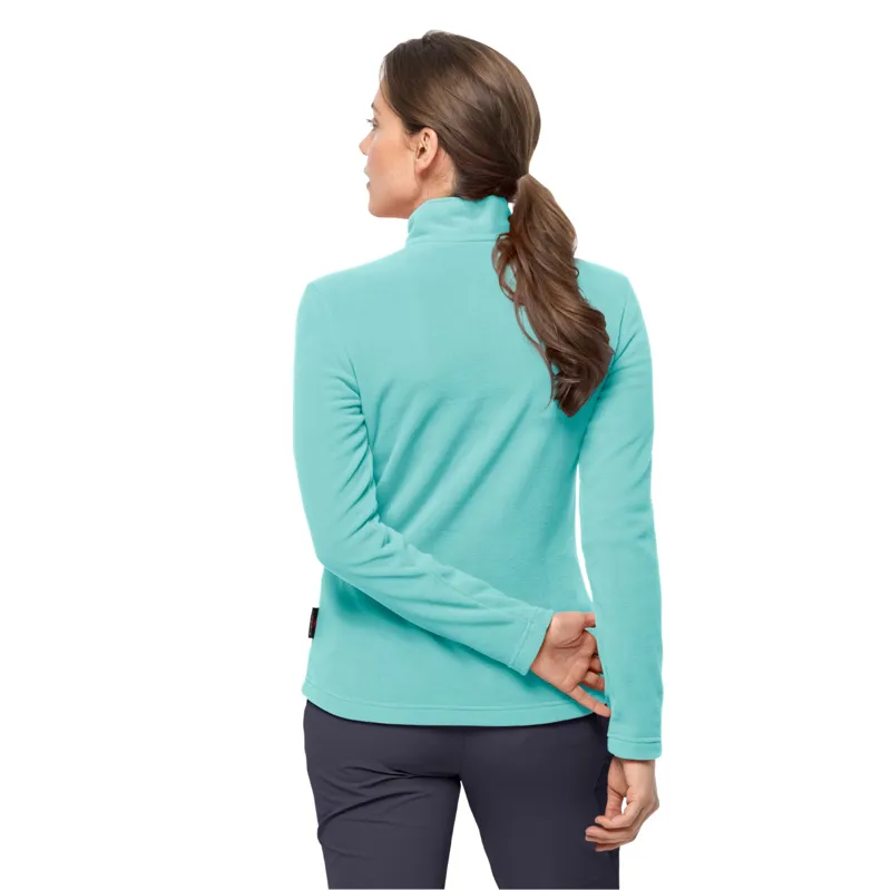 Jack Wolfskin Women's Gecko Fleece 1/4 Zip - Peppermint-1